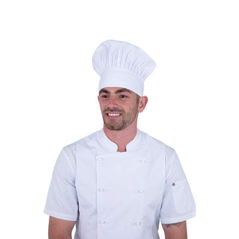 Chef Hat Adjustable White