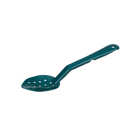 43025-GN Serving Spoons - Polycarbonate Serving Spoon Perforated Green 390mm