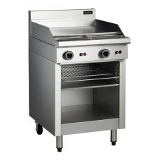 600mm GAS GRIDDLE TOASTER WITH CABINET BASE